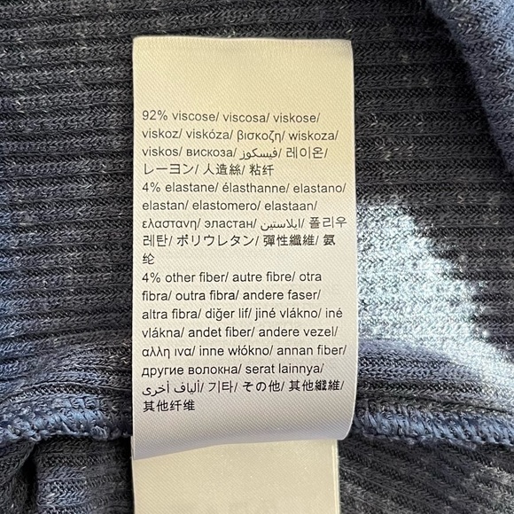 CALVIN Klein Ribbed Knit Choker Style Top - Picture 5 of 6